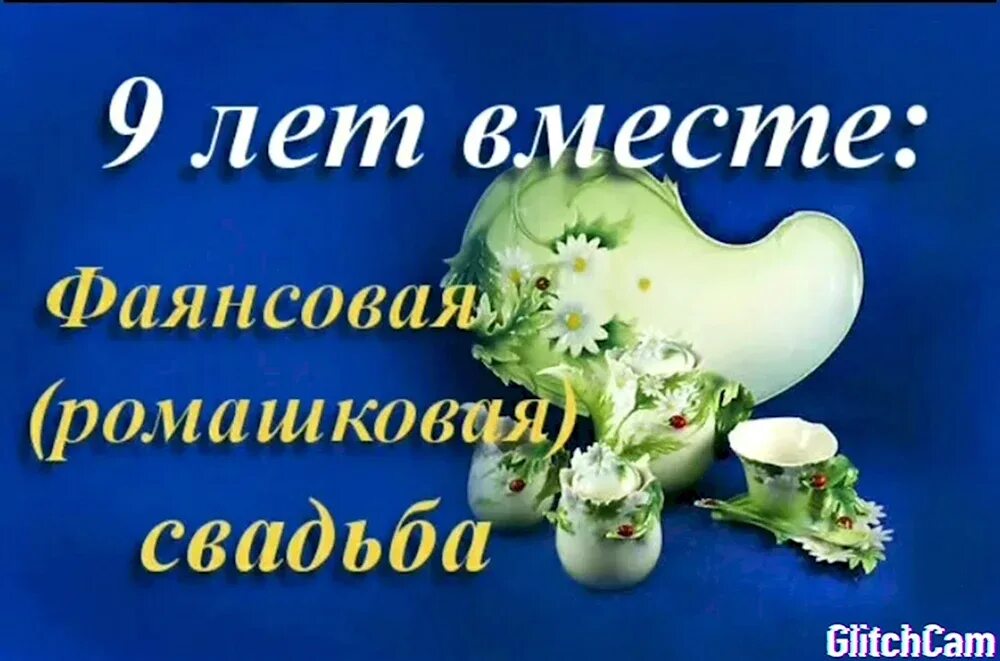 Годовщина 9 лет поздравления мужу. Поздравление с годовщиной свадьбы 9 лет. С днем свадьбы 9 лет. 9 лет свадьбы. Фаянсовая ромашковая свадьба.
