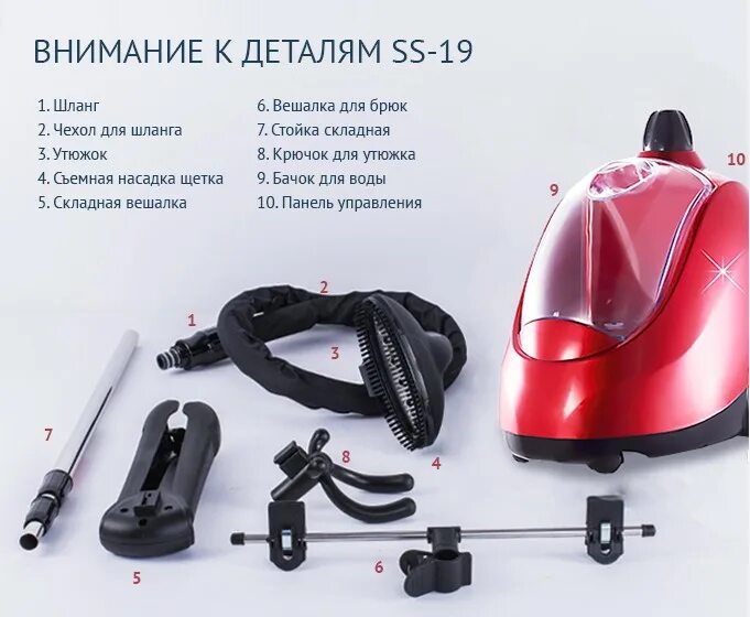 Запчасти для отпаривателя для одежды