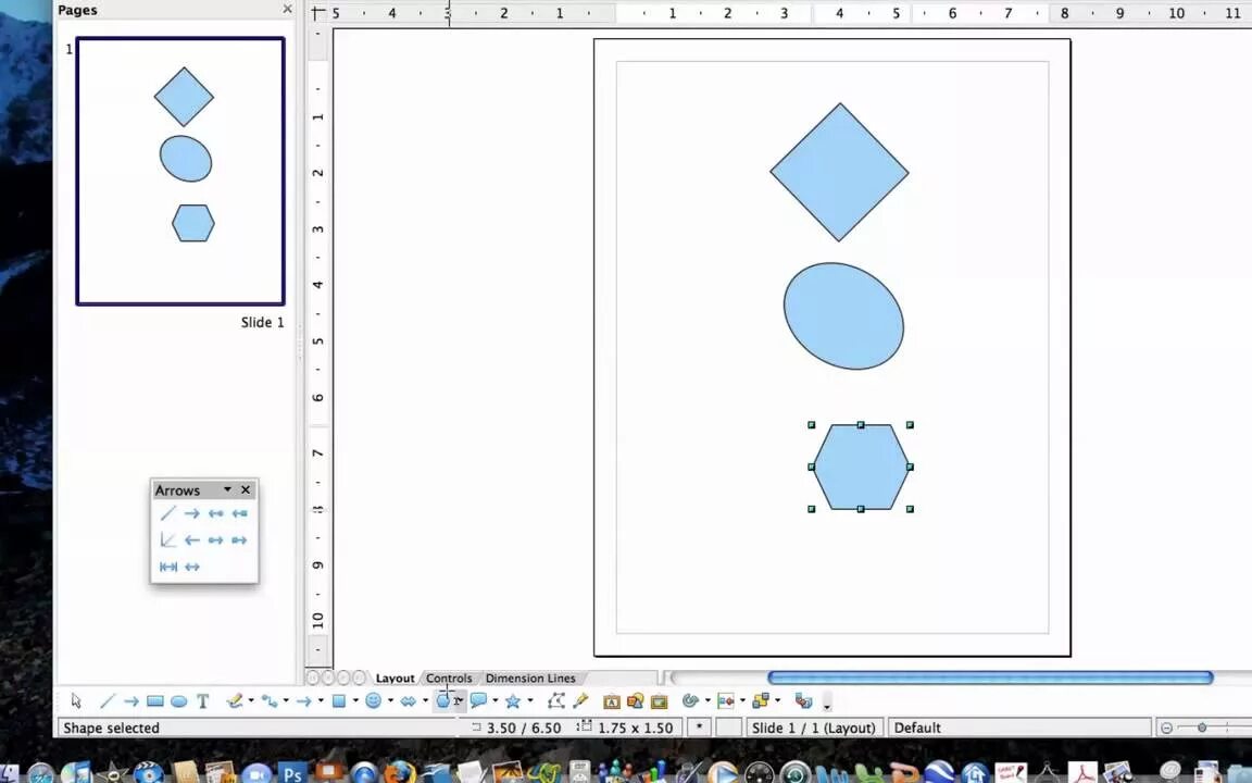 Фигуры в опен офис. Openoffice draw интерфейс. рисунки в libreoffice draw. как в опен офис нарисовать квадрат.
