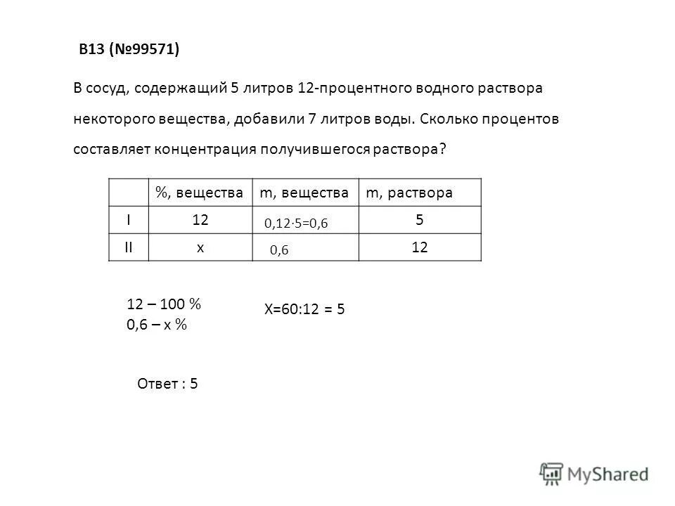 5 раствор на 5 литров воды. Сколько процентов составляет концентрация получившегося раствора?. В сосуд содержащий 5 литров 12-процентного водного раствора добавили. В сосуд 5 литров 12 процентного раствора. В сосуд содержащий 5 литров.