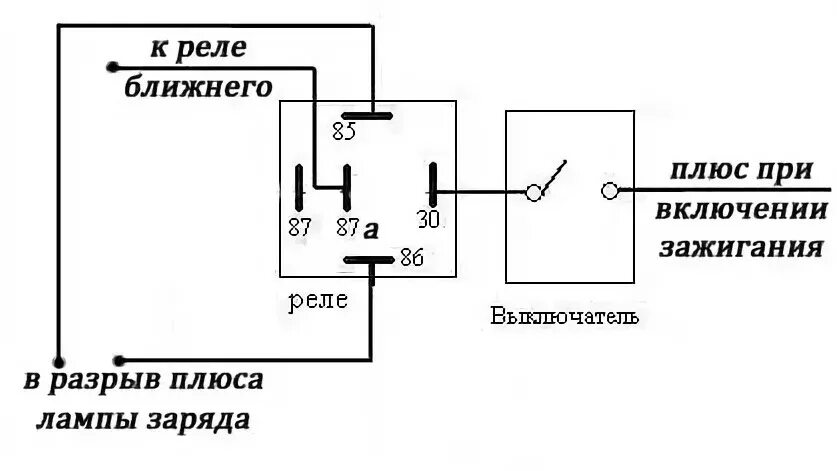 Подключение реле ближнего света. Схема подключения реле света фар на ВАЗ 2106. Схема подсоединения реле ближнего света ВАЗ 2106. Реле ближнего света фар 2106. Схема подключения реле света 2106.