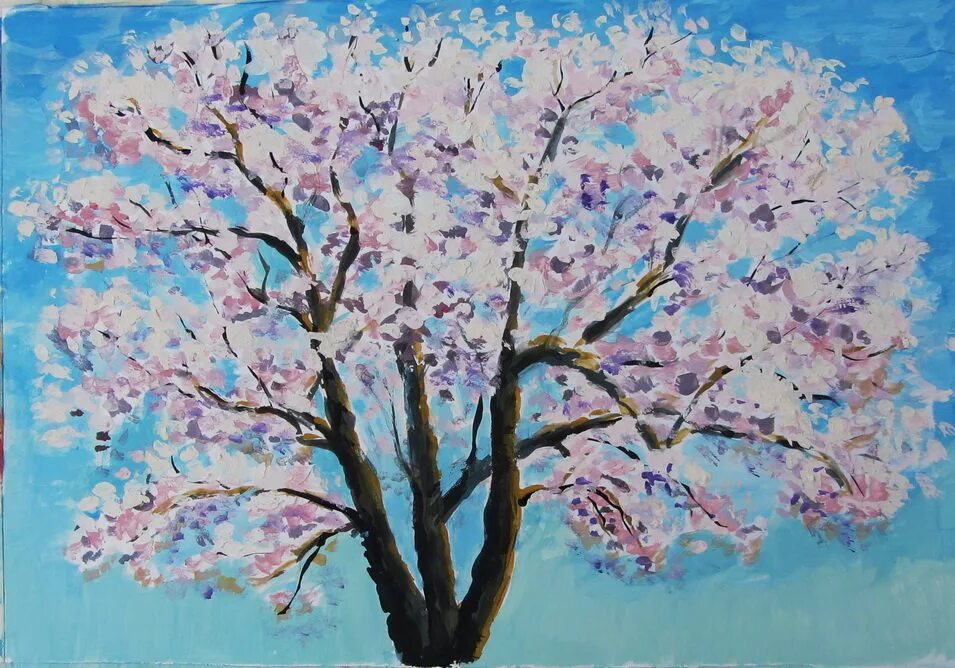 Рисование весеннее дерево средняя группа. Рисование деревья весной. Рисование цветут сады. Рисование Весеннее дерево. Рисование Цветущий сад.