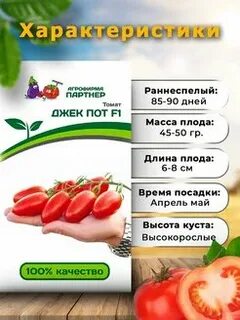 Характеристики пота