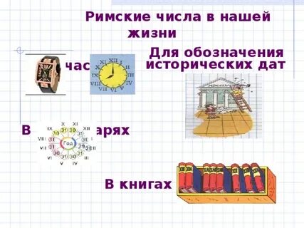 Проект римские цифры 3 класс