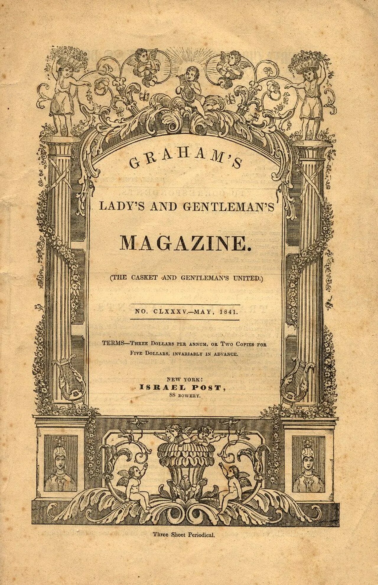 Graham's Magazine 1841. The Lady`s Magazine. The Gentleman's Magazine. Blackwood's Magazine.