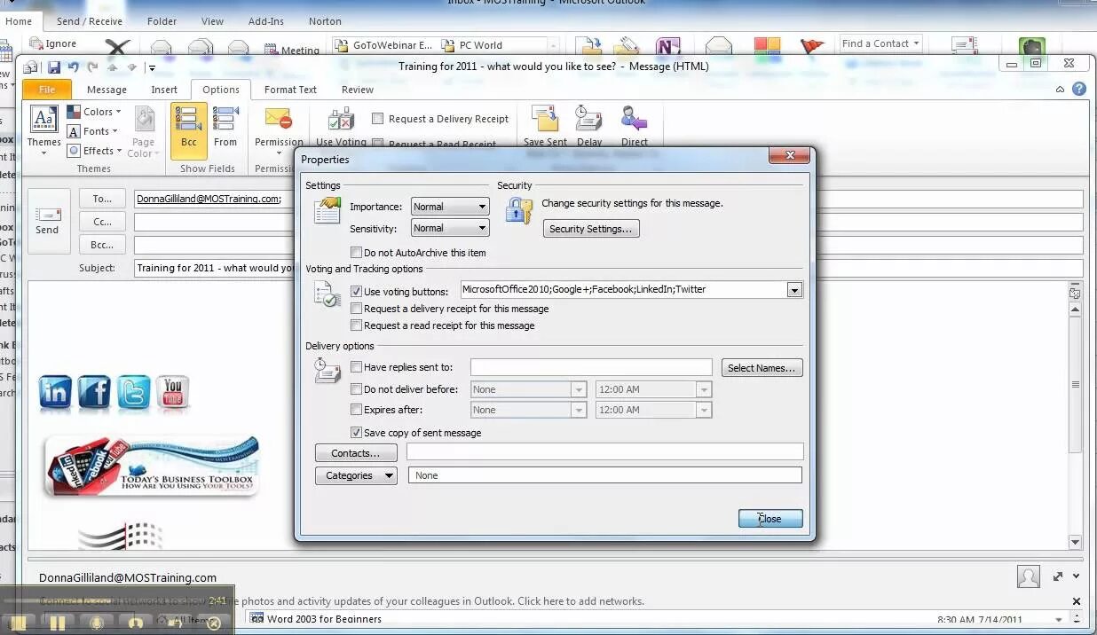 Outlook сохранение вложений. Кнопки голосования в outlook. опрос в outlook. голосование в outlook. как проголосовать в аутлуке.