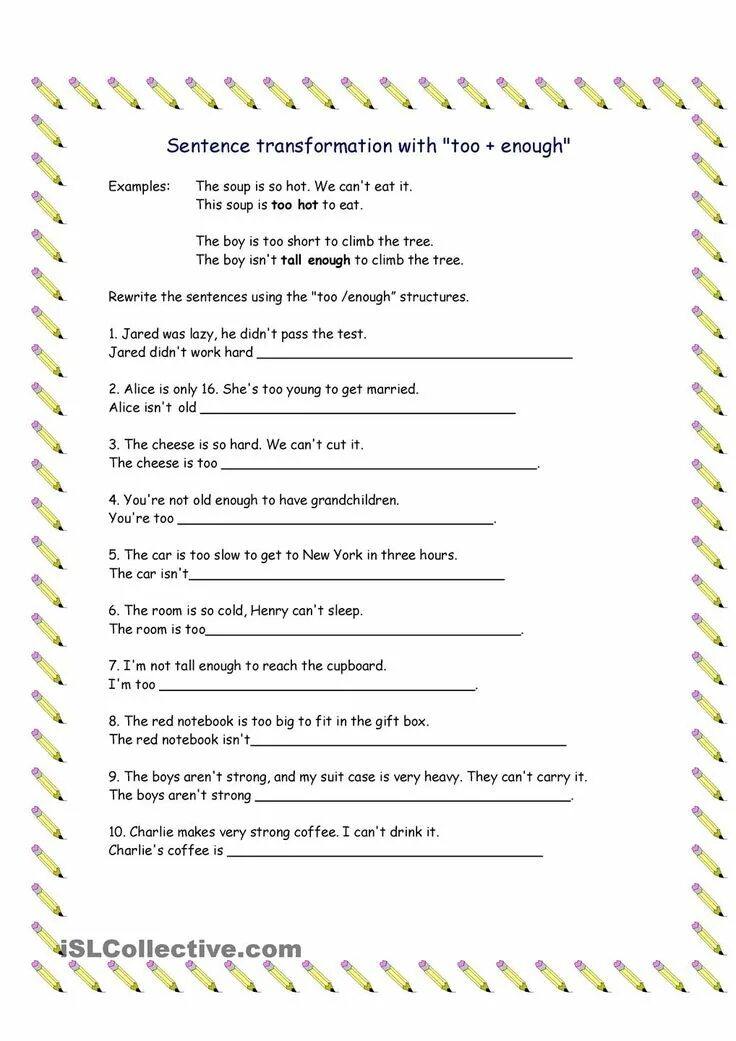 To so that exercises. Too enough упражнения. sentence transformation exercises. too enough задания. enough упражнения.