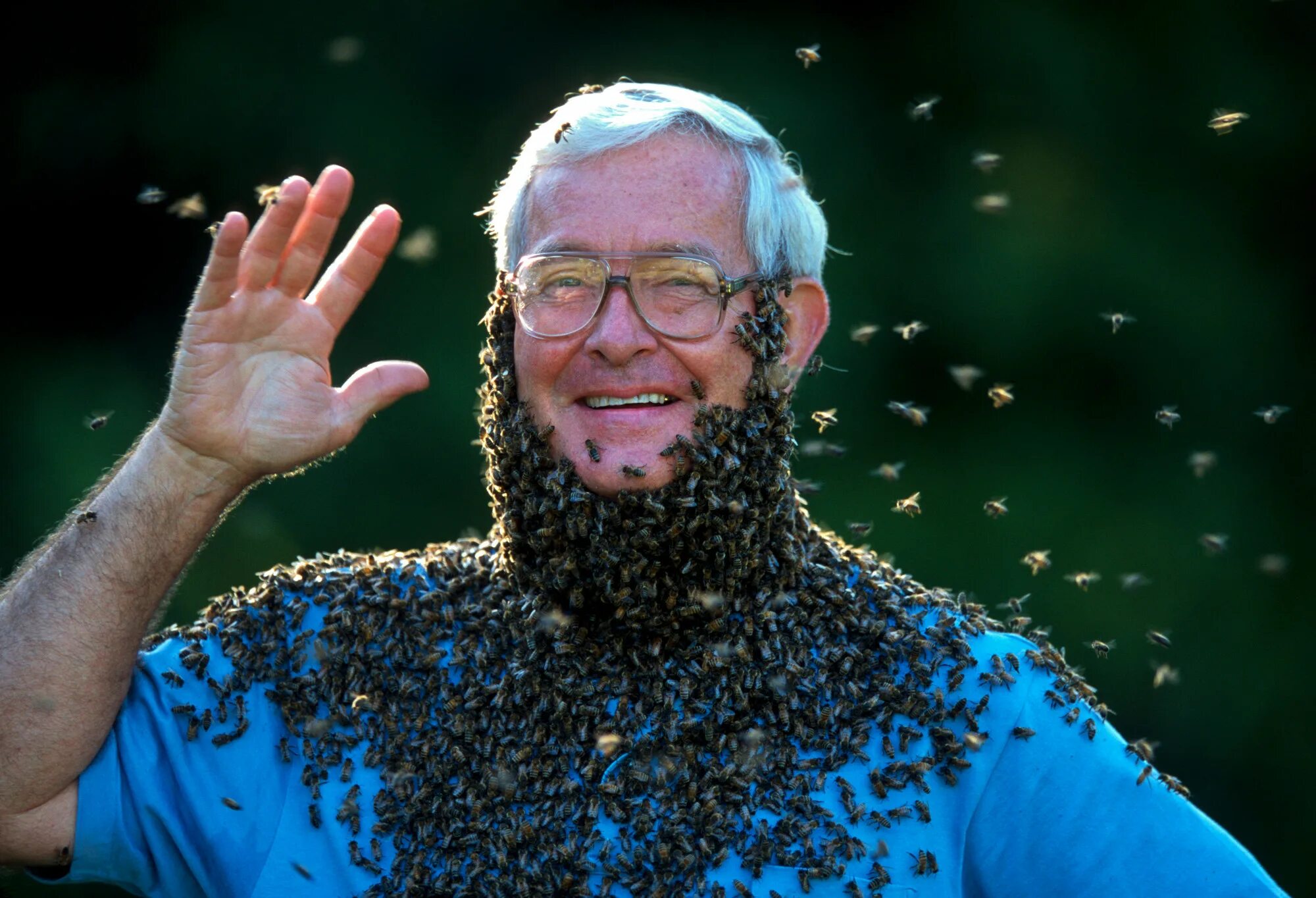 Целый уникальный. Норман Гэри. Норман Гэри управитель пчел. Король пчел. Самые удивительные люди.