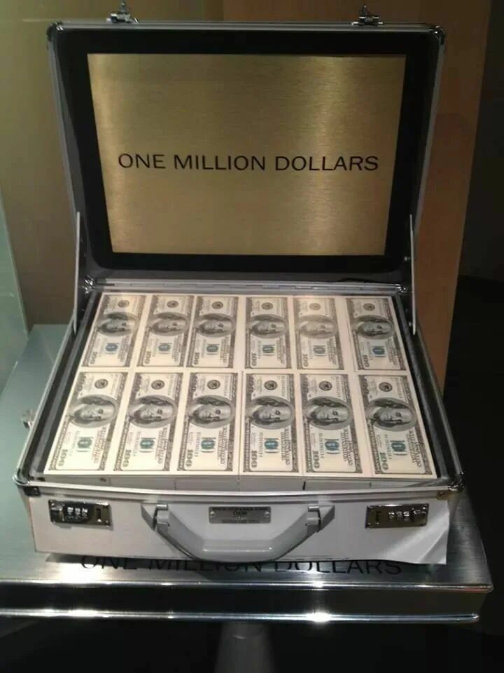Как выглядит миллион долларов наличными 100 долларовыми Count the money! Reto de dinero, Montones de dinero, Hacer dinero