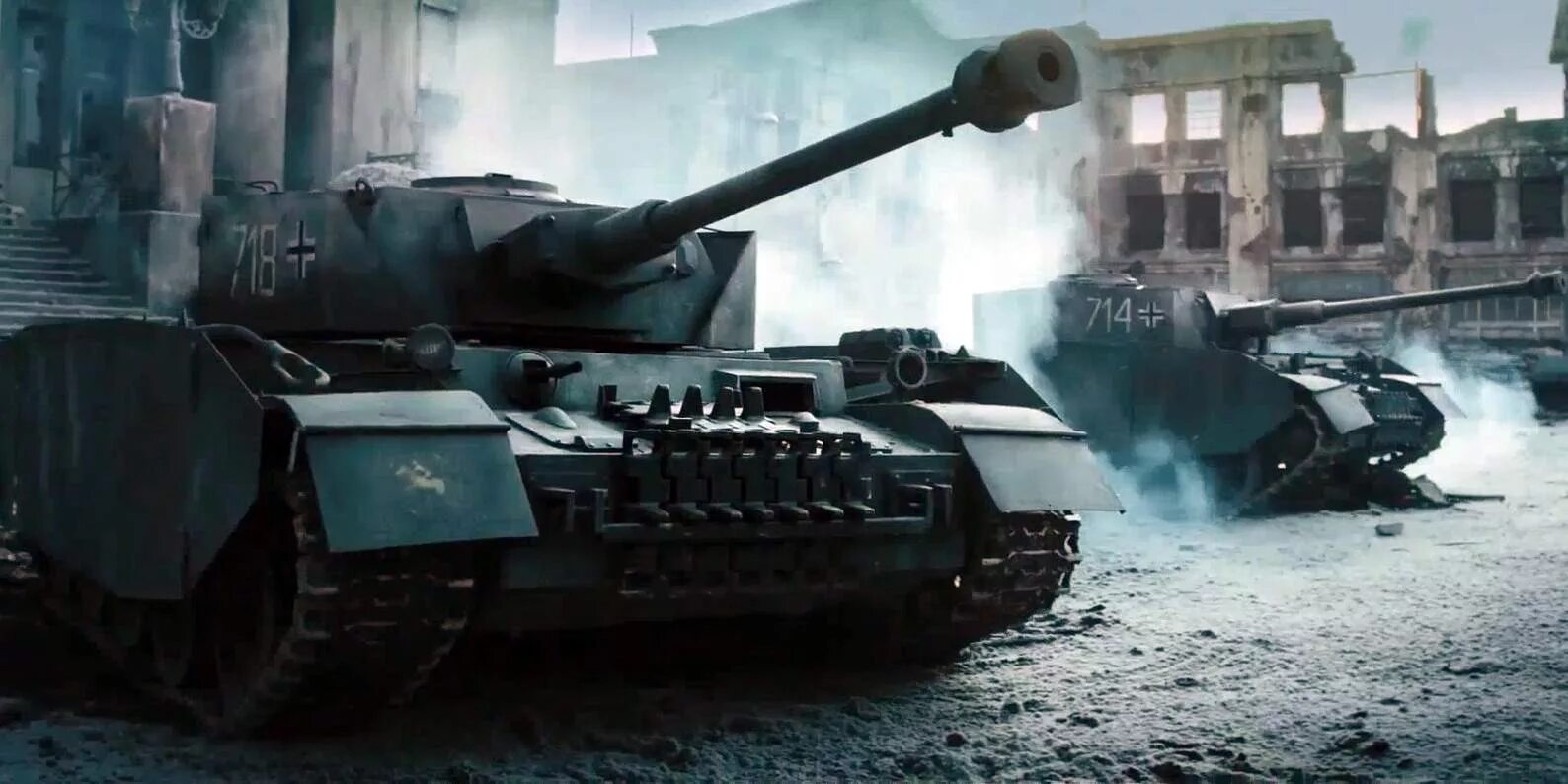 Немецкие танки в советских фильмах. Несокрушимый танк кв1.