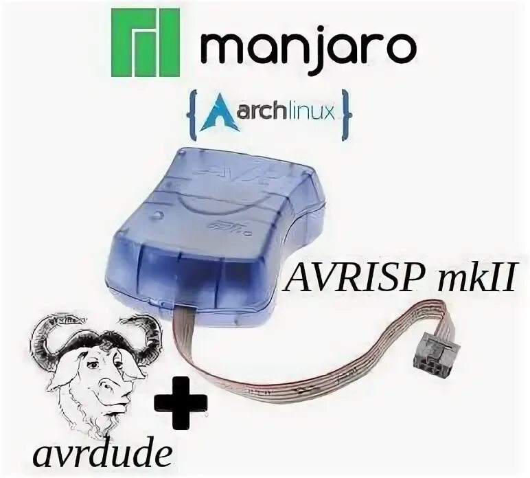 Avr linux. Avrisp mk2.