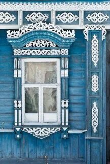 Украшение окон русской избы