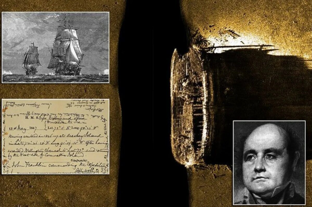 Экспедиция франклина 1845. Экспедиция 1845 террор эребус. Корабль террор и эребус. Джон франклин террор. Экспедиция франклина 1845.