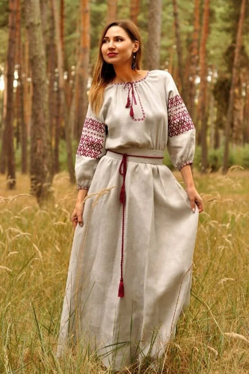Славянские платья