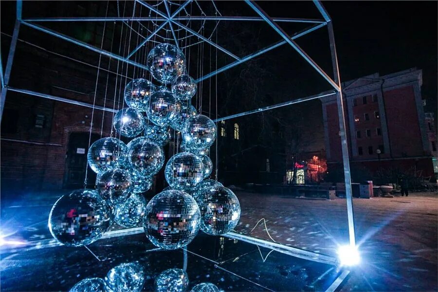 зажигание елки на новый год