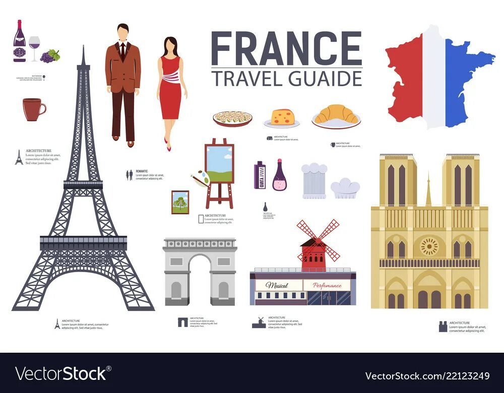 Fr страна. Франция путеводитель. Символы Франции. Франция символы страны. Вещи символизирующие Францию.