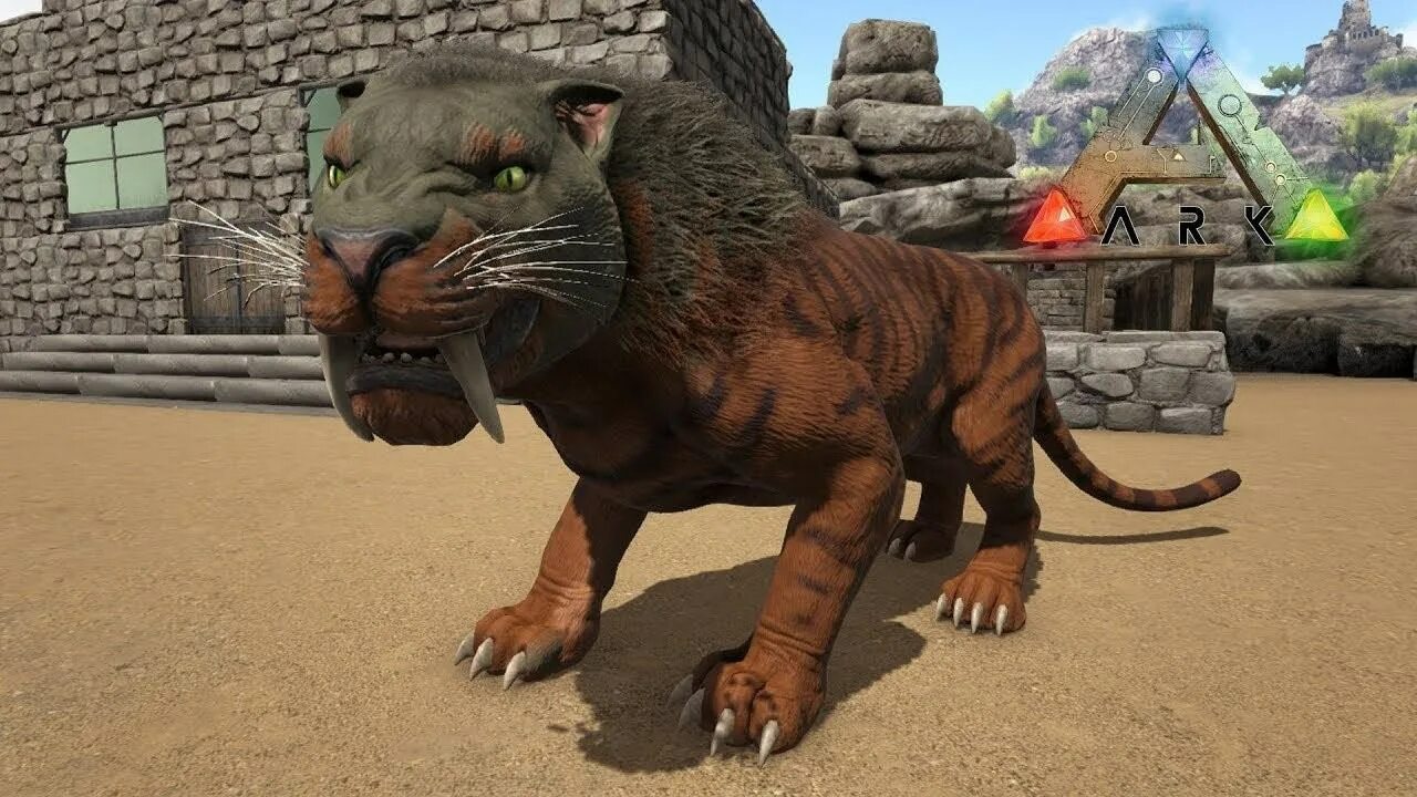 Саблезуб арк. Sabertooth АРК. Саблезубый тигр АРК. Саблезуб Лев АРК. Ark Survival Evolved Саблезуб.