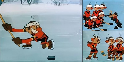 советский мультик про хоккей шайбу