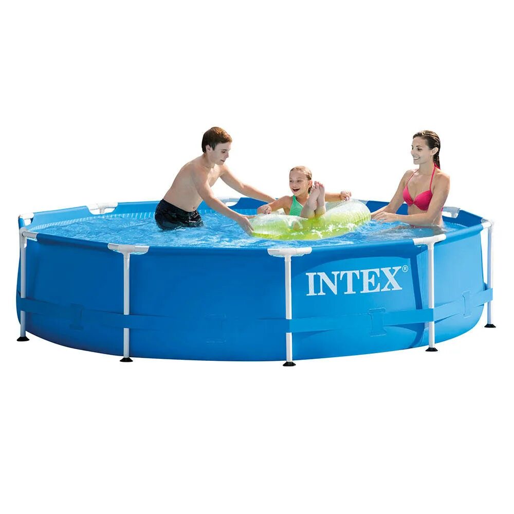 Бассейн Intex Metal frame 28200, 305х76 см. Бассейн Интекс 305 76 каркасный. Бассейн Интекс каркасный 305х76см. 28202 Intex бассейн. Купить бассейн со скидками