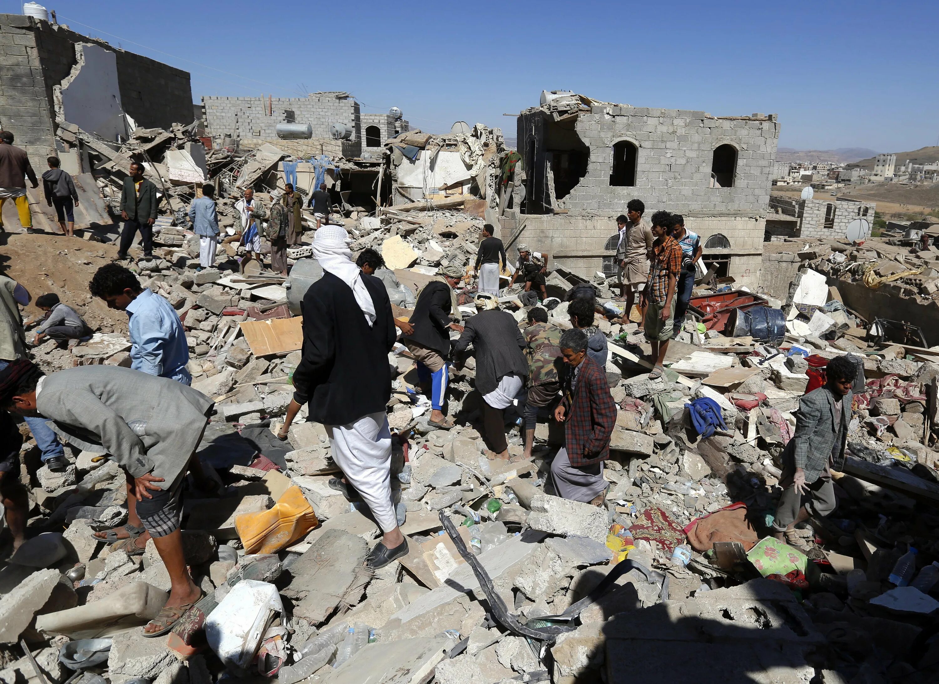 Гуманитарная катастрофа в Йемене.