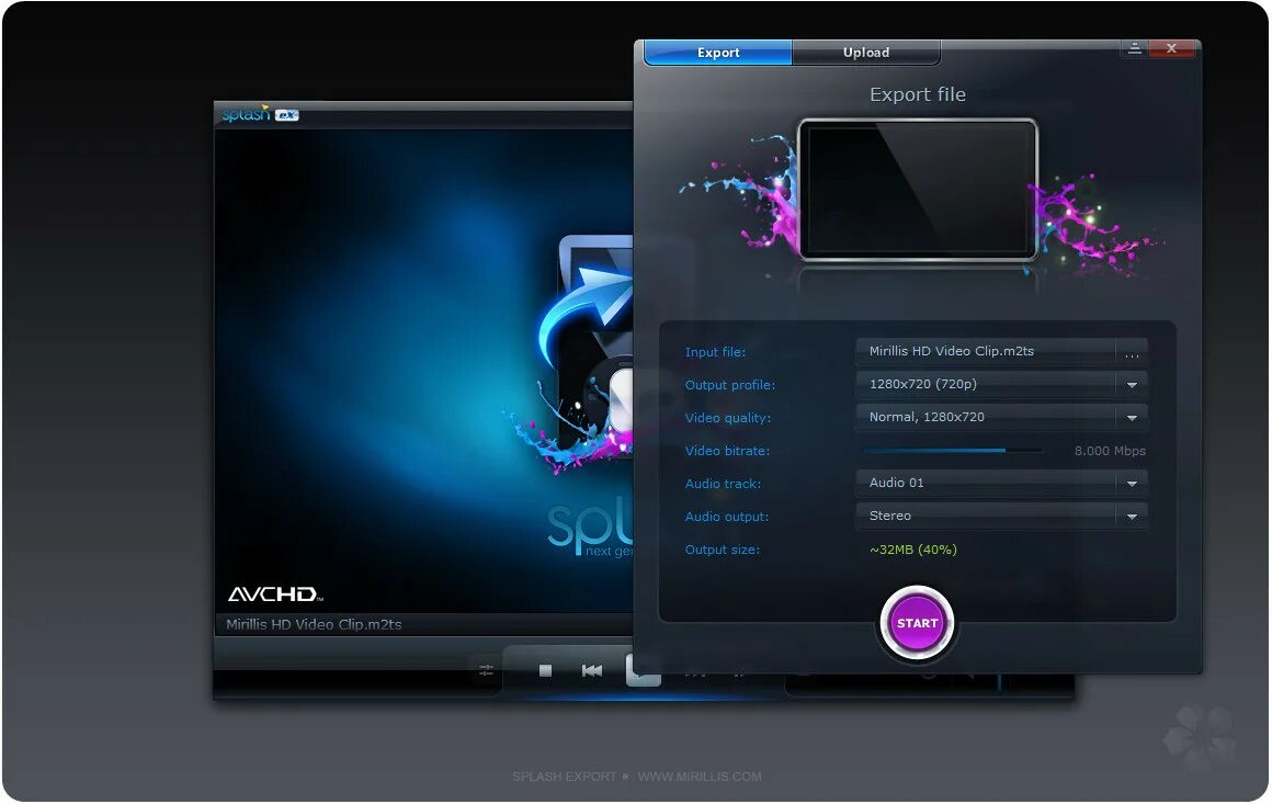 Mirillis Splash. Splash Pro. Splash проигрыватель. Splash Pro ex.