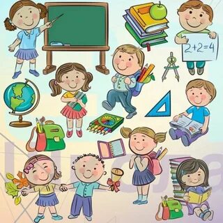 Рисованные картинки школы