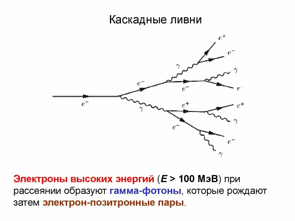 Электроны высокой энергии. Электронно фотонные ливни. Каскадные ядерные ливни это. Электрон фотонных ливней. Взаимодействие радиоактивного излучения с веществом.