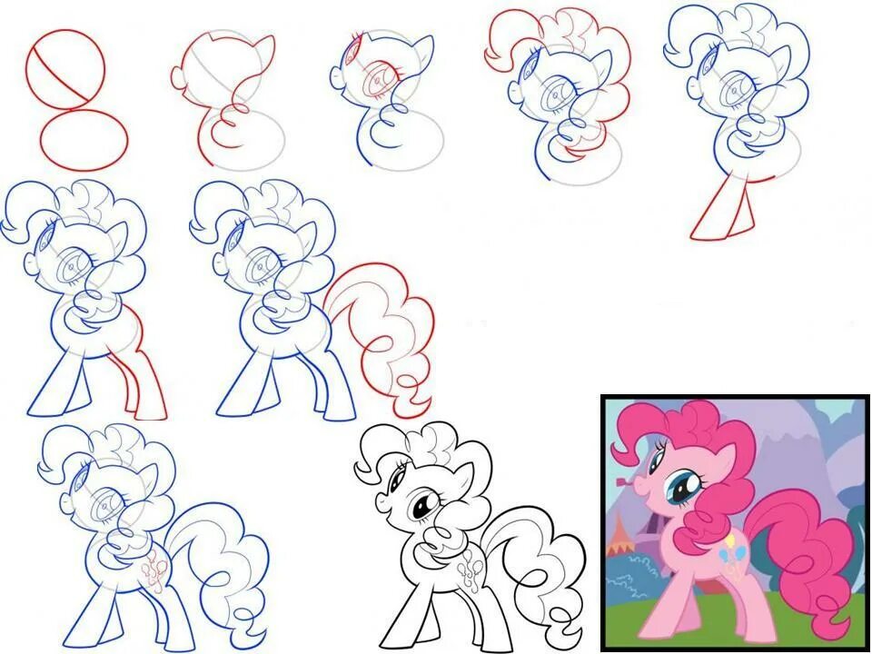Как нарисовать my little Pony поэтапно. Картинки для срисовки пони. Поэтапный рисунок пони. Маленькие рисунки для срисовки. My little pony делать