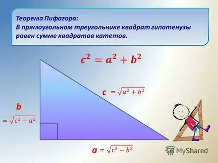Квадратный корень из гипотенузы