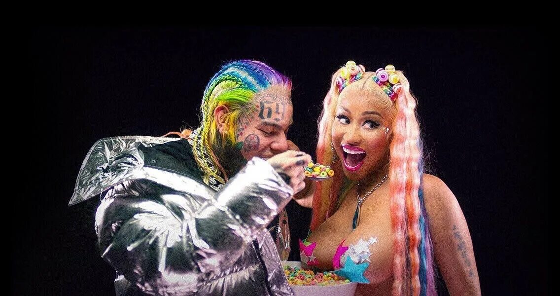 Соска 69 любовь. Ники Минаж и 6ix9ine. Trollz 6ix9ine Nicki Minaj. Ники Минаж и сикс найн. 6ix9ine Trollz.