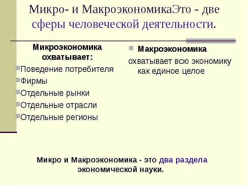 Микро деятельность. Проблемы микро и макроэкономики. Различия между микро и макроэкономикой. Макро и микро показатели экономики. Понятие микро и макроэкономики и их основные показатели.