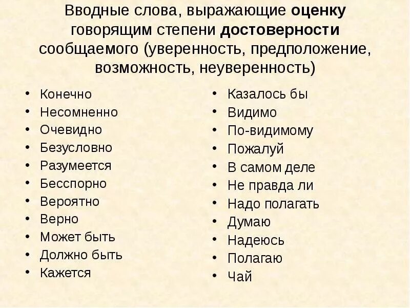 Список вводных слов в русском языке таблица. Вводные слова в русском языке список. Вводный. Водный. Может это вводное слово или нет