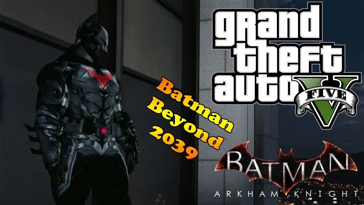 Batman Arkham Knight костюм 2039. Бэтмен будущего костюм в Batman Arkham Knight. Бэтмен из будущего костюм. ГТА 5 против Бэтмен аркам кнайт. Аркхем найт моды