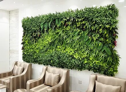 artificial green wall dubai