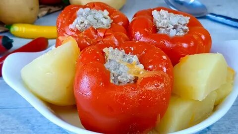 Вкусный фаршированный перец с мясом