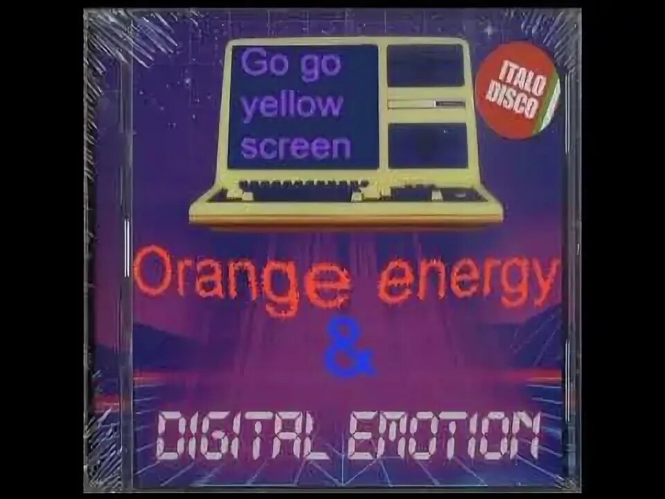 Digital emotion go go yellow screen. Digital emotion go go yellow screen