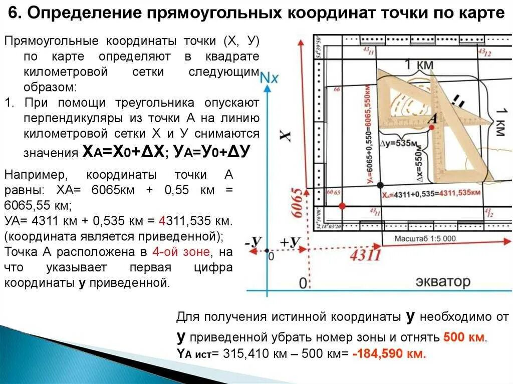 Как определить прямоугольные координаты на топографической карте. Как определить географические координаты и прямоугольные координаты. Определение прямоугольных координат точек по карте. Определения прямоугольных координат точек на топографической карте.