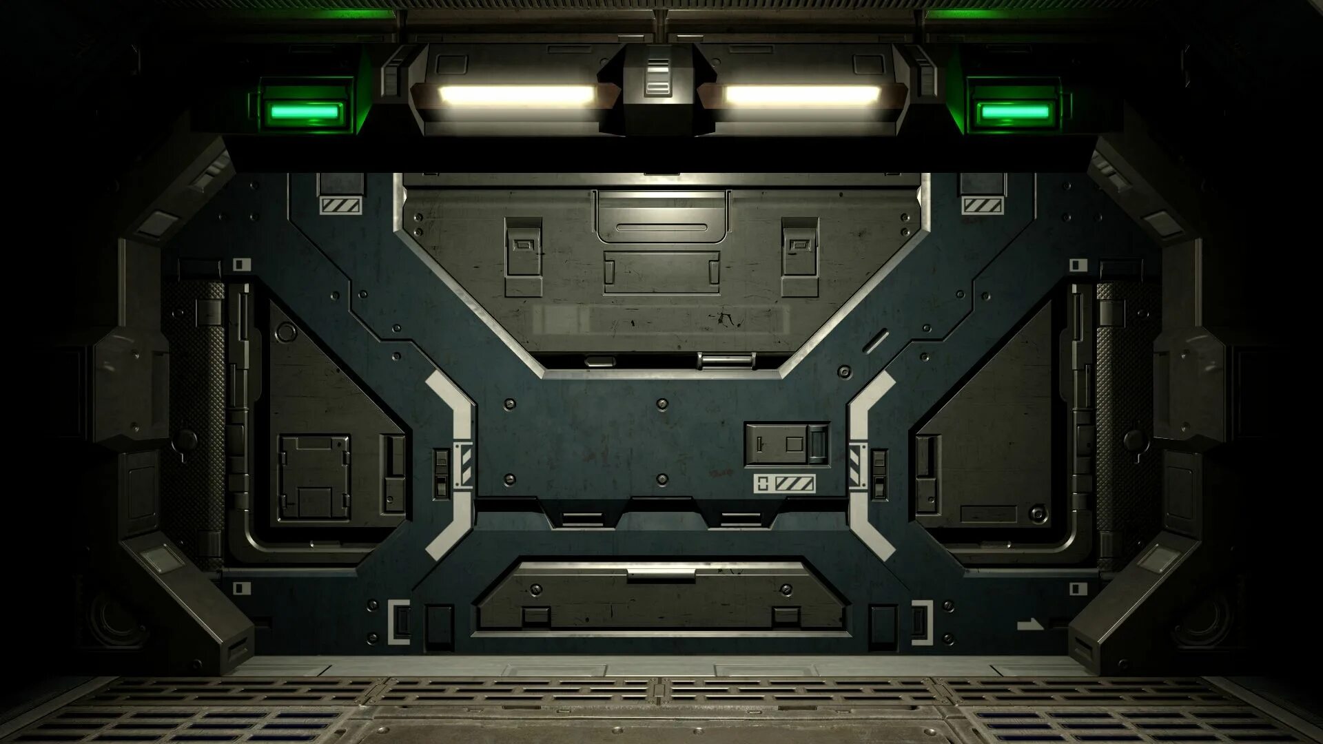 Doom 3 двери. Двери из Doom 3. Doom 3 Interior. Двери space