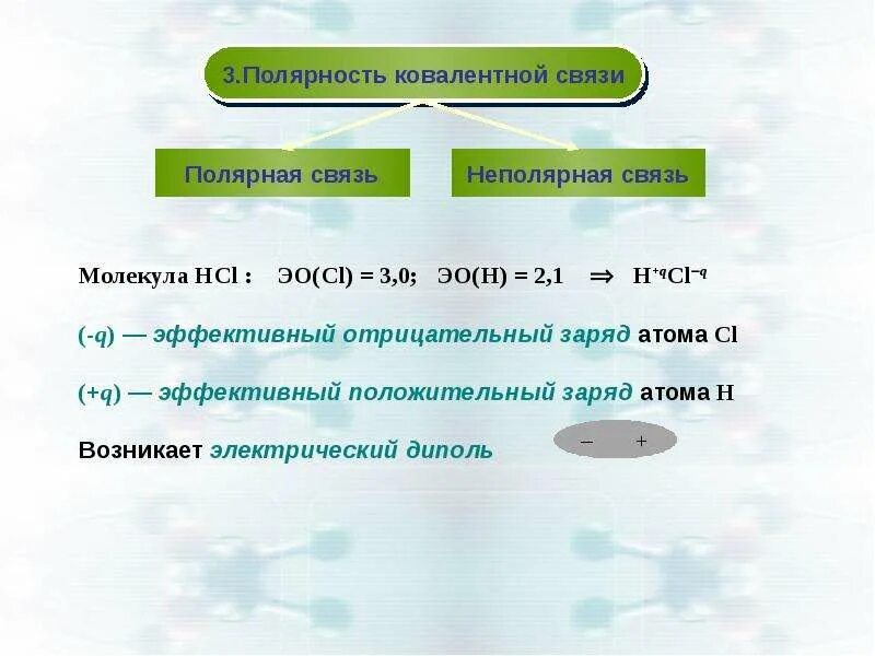 Вещества с ковалентной связью. Вещества с ковалентными полярными связями. Вещества с ковалентной полярной связью. Полярность ковалентной связи.