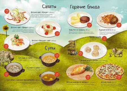 Название любых блюд