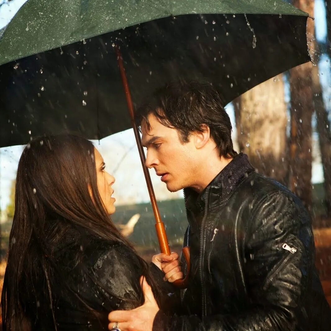 Дождливый дневник. Damon and Elena.