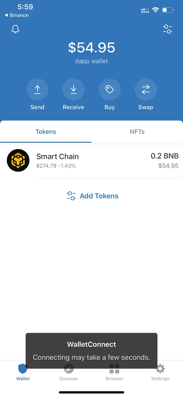 Bind account перевод