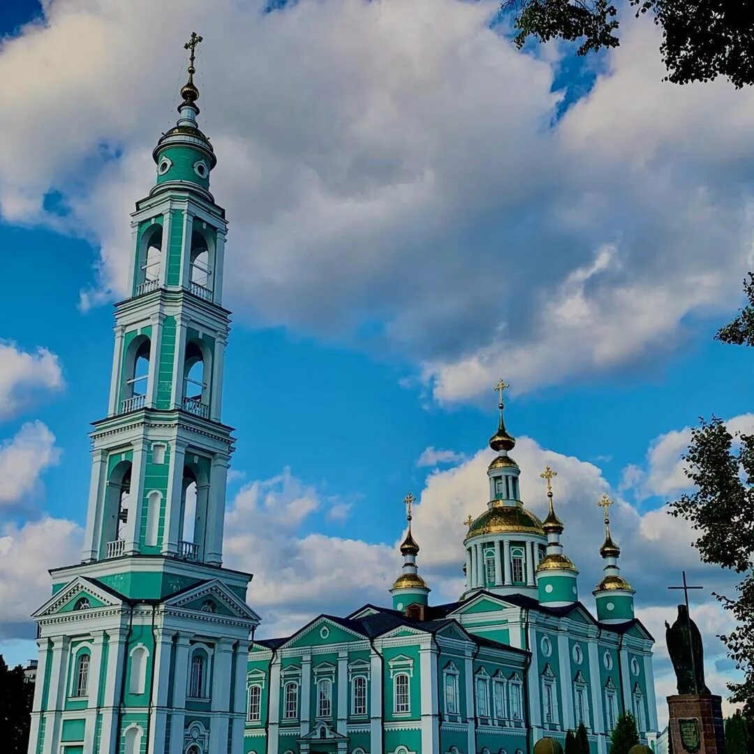 Красивые тамбовские места. Вознесенский монастырь (Тамбов). Городской округ город Тамбов. Тамбов достопримечательности набережная.