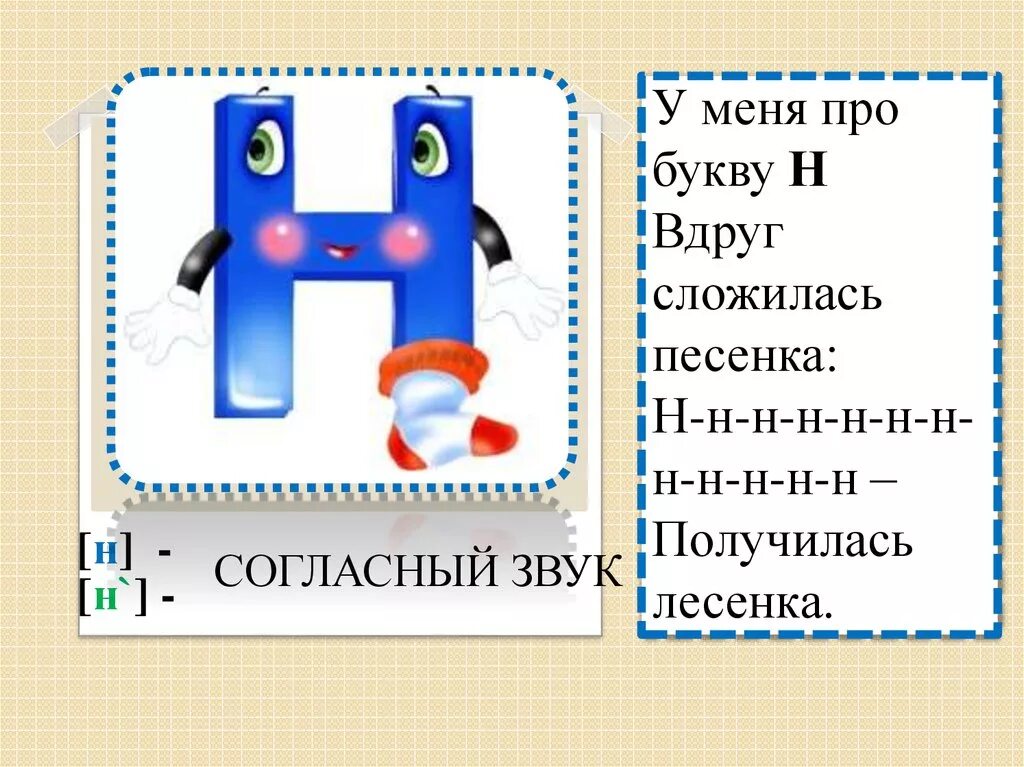 Буква н. Характеристика буквы н. Стихотворение про букву н. Проект буква н.