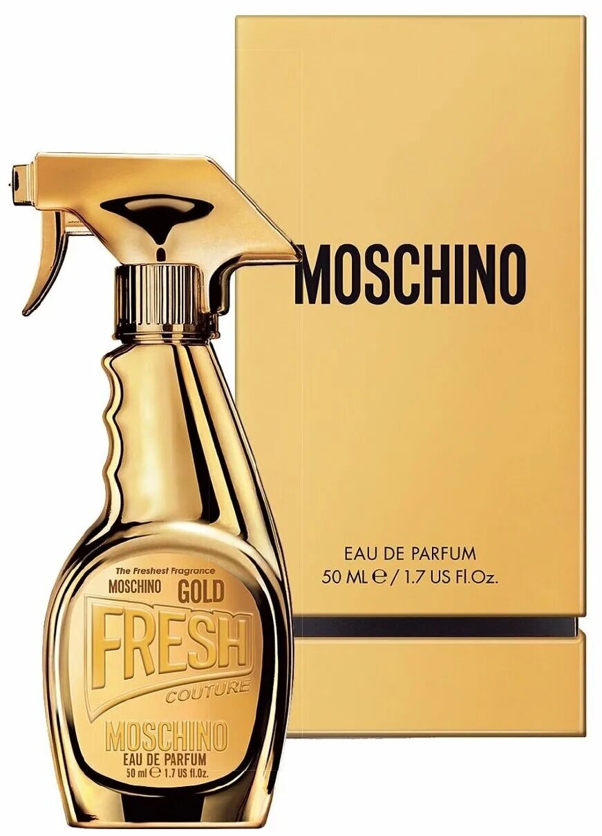 Moschino fresh gold. Москино Gold Fresh. Moschino Gold Fresh Couture. Духи Москино Фреш Голд. Moschino Fresh Gold 100 мл.