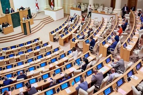 Заседание парламента грузии