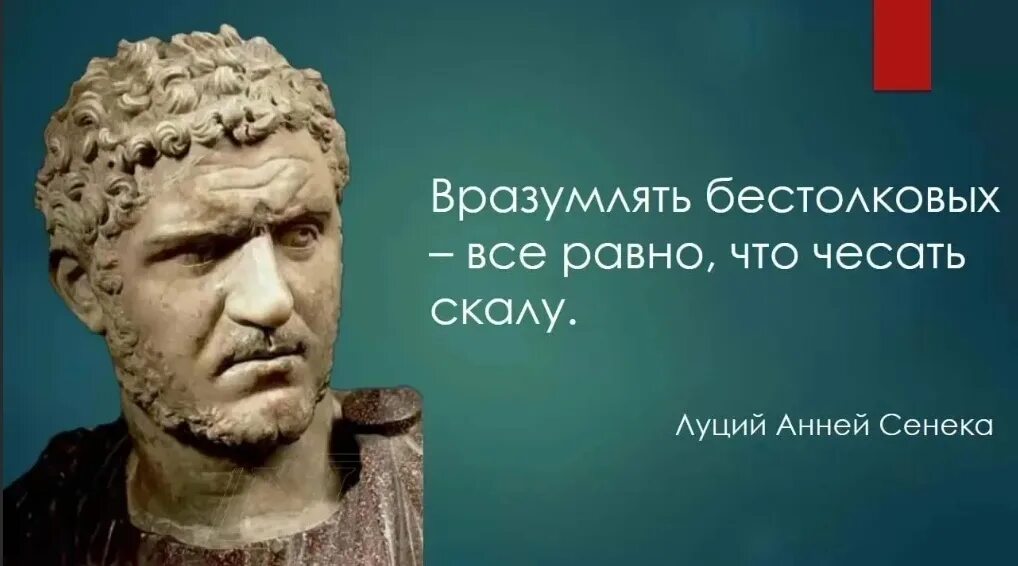 О том как вразумить глупую. Сенека Луций Анней младший. Высказывания Сенеки.