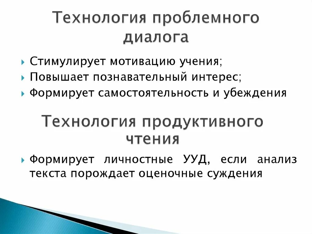 Урок проблемного диалога