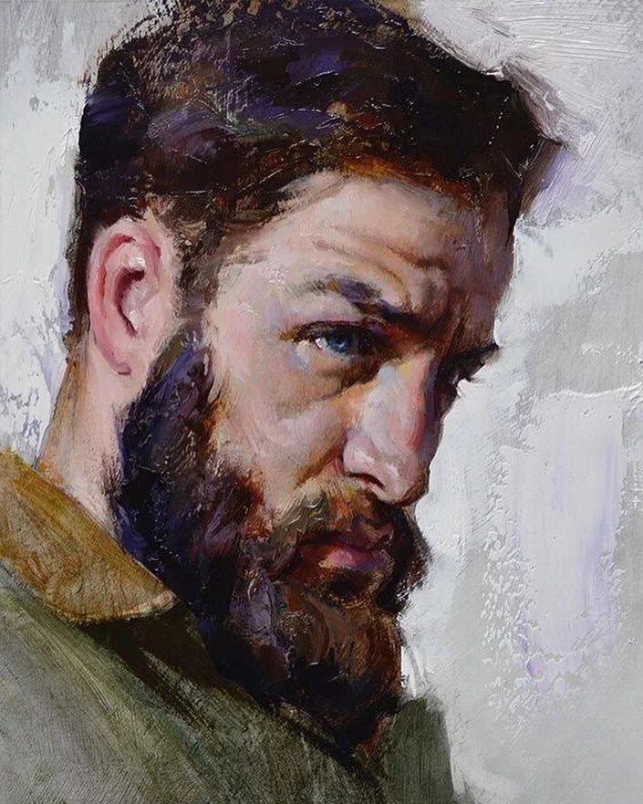 Картина мужика. Albin Veselka портреты. Мужской портрет живопись. Живописный портрет мужчины. Живописный портрет маслом.