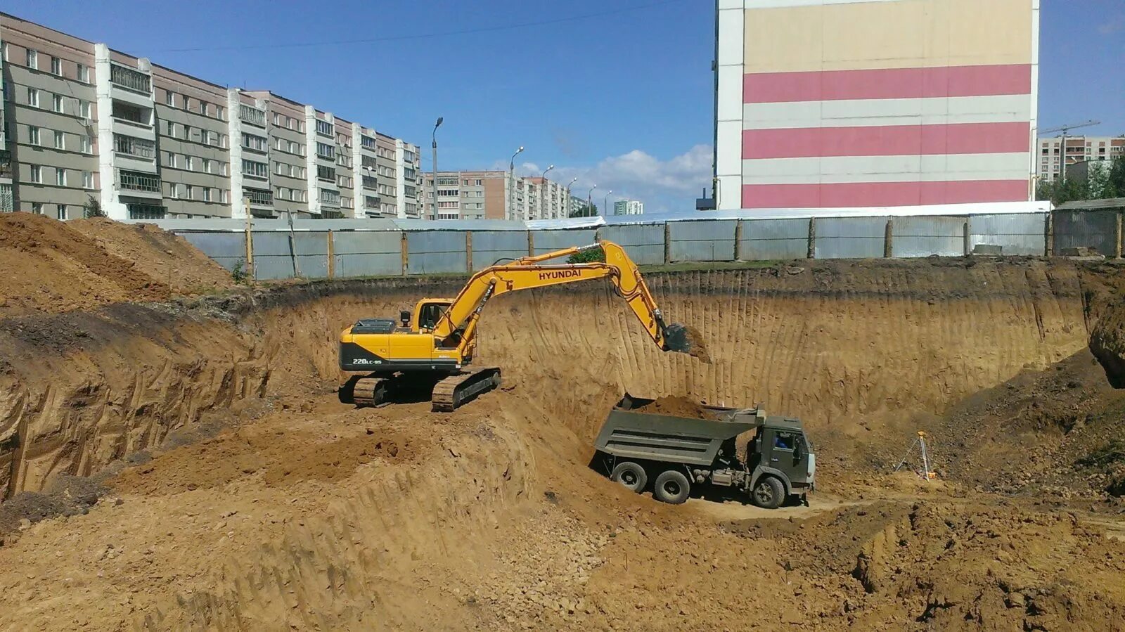 Разрабатываемые траншеи